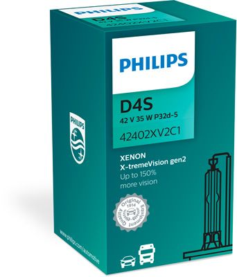 42402XV2C1, Лампа D4S X-tremeVision +150% 42V 35W P32d-5