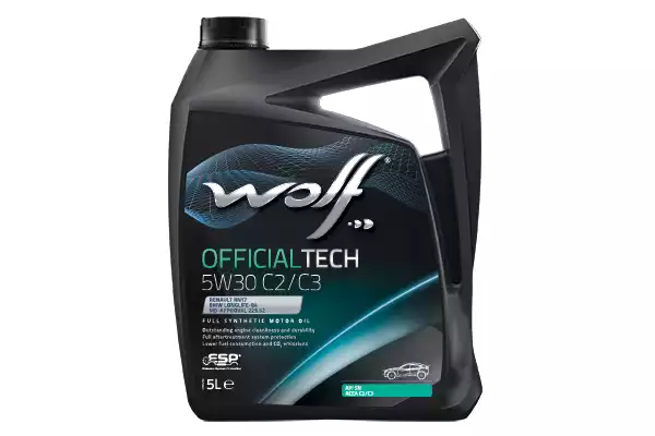 5W30 OFFTECH C2/C3 5L, Масло моторное WOLF