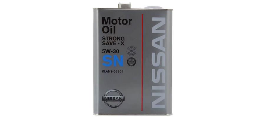 KLAN5-05304, Масло моторное Nissan Strong Save X 5W30 SN, 4л