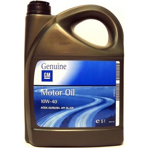 1942046, (93165216)Масло моторное GM Motor Oil 10W-40, 5л