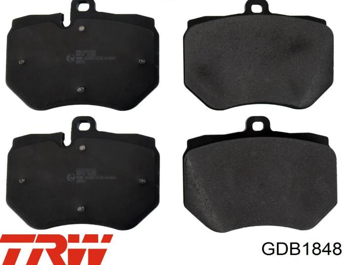 GDB1848, Комплект тормозных колодок, AUDI Q7/A6 (Front) 19.8mm