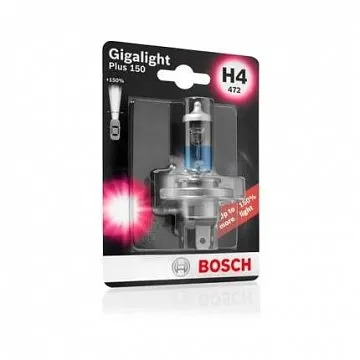 1 987 301 136, Лампа H4 Plus 150 Gigalight 12V 60/55W P43t Blister