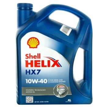 10W40 Helix HX7 4L, Mасло моторное SHELL 4л