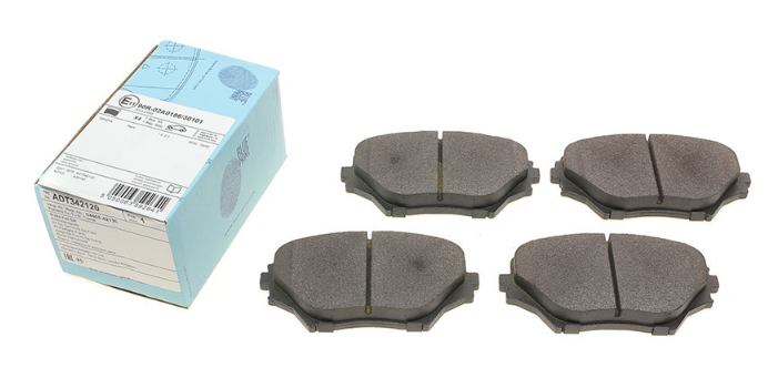 ADT342120, Комплект тормозных колодок, TOYOTA RAV 4 II ->05 (Front) 17,3mm