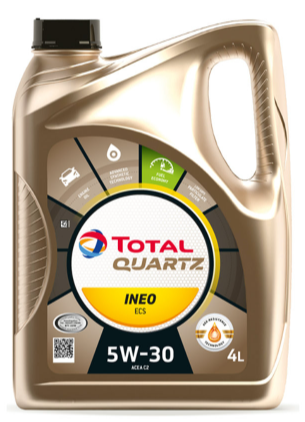 5W30 Ineo ECS Quartz 4, Масло моторное TOTAL 4л