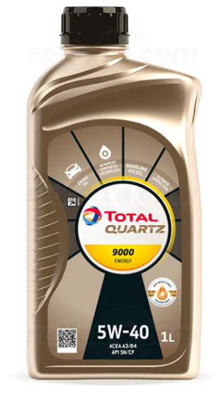 5W40 Q Energy 9000 1L, 170321/213765/216599 Масло моторн. Quartz 9000 Energy 5W-40, 1л