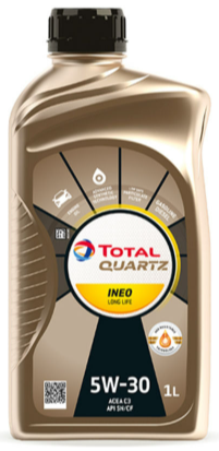 5W30 Quartz Ineo LL 1L, Масло моторное TOTAL 1л