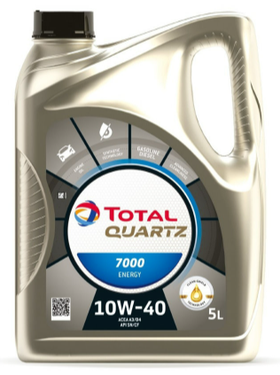 10W40 Q Energy 7000 5L, Масло моторное TOTAL 5л