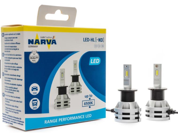 18058, Лампа LED H3 Range Performance Led 6500K (2 шт.)