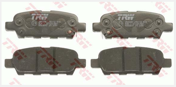 GDB3507, Комплект тормозных колодок, дисковый тормоз  NISSAN,RENAULT (Rear)