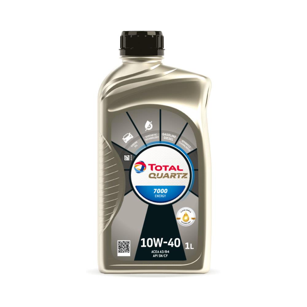 10W40 Q Energy 7000 1L, Масло моторное TOTAL 1л
