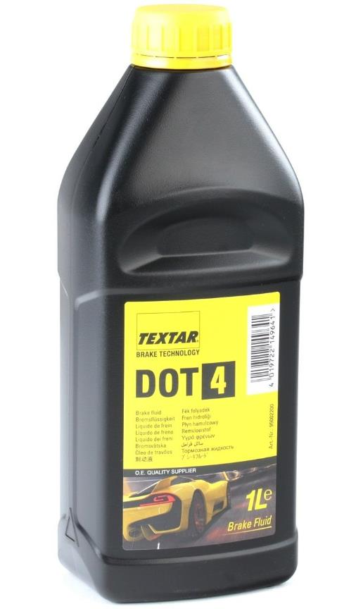 95002200, Жидкость тормозная dot 4, Textar Brake Fluid, 1л t=160°C