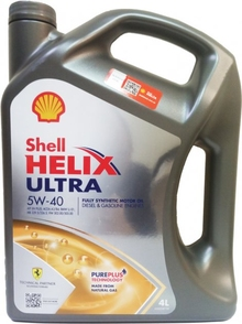 5W40 Helix Ultra 4L, Mасло моторное SHELL 4л