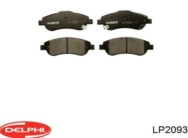 LP2093, Комплект тормозных колодок, дисковый тормоз HONDA CR-V (Front)
