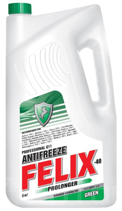 FELIX Prolonger 5кг, Антифриз FELIX Prolonger (зелёный) G11