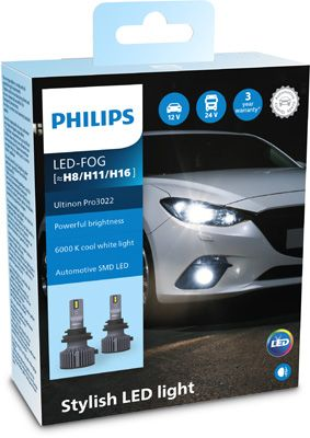 11258U3022X2, Лампа LED H1 Ultinon Pro3022 6000K (2 шт)