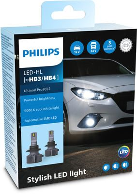 11005U3022X2, Лампа LED HB3/HB4 Ultinon Pro3022 6000K (2 шт)