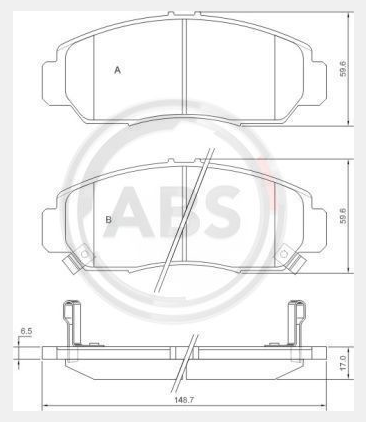 37312, Комплект тормозных колодок, HONDA (Front)