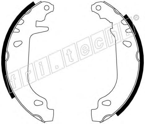 17092, Комплект тормозных колодок