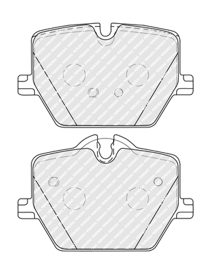 FDB5339, Комплект тормозных колодок, дисковый тормоз BMW 3 18-  (Rear)
