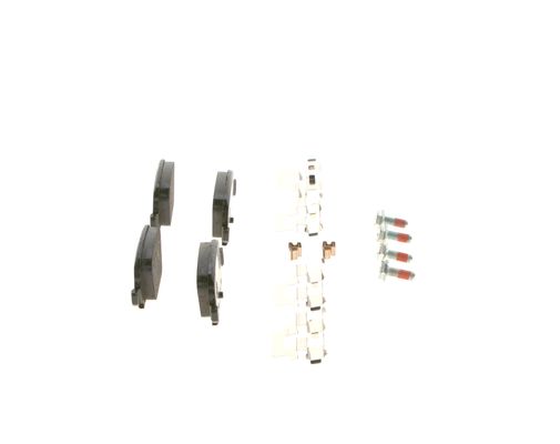 0 986 424 528, Колодки тормозные дисковые OPEL CORSA C (Rear)