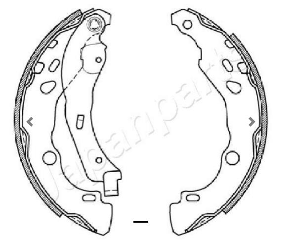 GF-0602AF, Комплект тормозных колодок CITROEN C3 (Rear)
