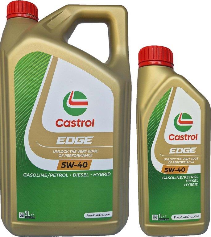 5W40 Edge 4L, Mасло моторное Castrol