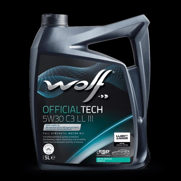 5W30 OFTECH LL III 4L, Масло моторное WOLF