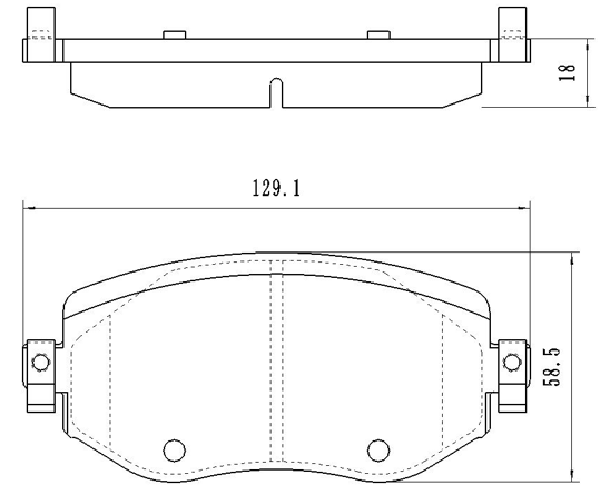 N20282, Торм. колодки перед. MEGANE IV 15->