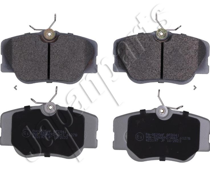 PA-0525AF, Комплект тормозных колодок, дисковый тормоз
