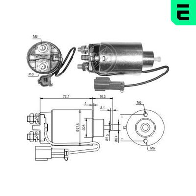 ZM792, Тяговое реле, стартер