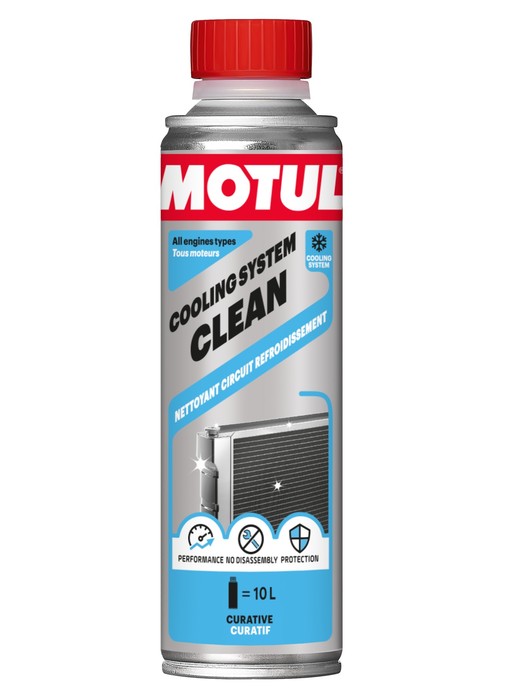RadiatorClean, Очиститель системы охлаждения 300мл (108125) Motul,
Очиститель системы охлаждения 300 ml
Motul Radiator Clean специально разработано для использования в бензиновых двигателях и дизелях, атмосферных или с турбонаддувом, с катализаторами или без них, в двигателях, работающих на всех видах топлива.
Эффективно очищает систему охлаждения от отложений и засорений. Эффективно удерживает все микрочастицы в подвешенном состоянии и в дальнейшем удаляет из системы. Обеспечивает смазку во время очистки.
Применяется во всех типах закрытых систем жидкостного охлаждения легковых автомобилей, коммерческой техники и промышленных теплообменниках. Улучшает процесс охлаждения и продлевает срок безотказной эксплуатации компонентов системы охлаждения.
Особенности
Radiator Clean обеспечивает:
удаление отложений и засорений из системы охлаждения, которые образовались в процессе эксплуатации;
очищает радиатор от масляных вкраплений и осадка;
улучшает эффективность работы термостата и насоса;
снижает температуру работы двигателя.
Рекомендации по применению
Добавьте флакон RADIATOR CLEAN к системе охлаждения перед заменой охлаждающей жидкости. Все переключатели необходимо перевести в режим «горячее». Оставьте двигатель на 30 мин, после чего слейте всю охлаждающую жидкость и промойте систему водой.
Заполните систему охлаждения согласно рекомендациям производителя техники.
Внимание: открывайте крышку медленно и осторожно. Система находится под давлением. Есть риск пожара!
Пропорции
Флакон 300 мл рассчитан на 10 л охлаждающей жидкости. При необходимости повторите процедуру дважды.