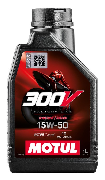 15W50 300V RO RAC 1, Масло для мототехники (104125) Motul
