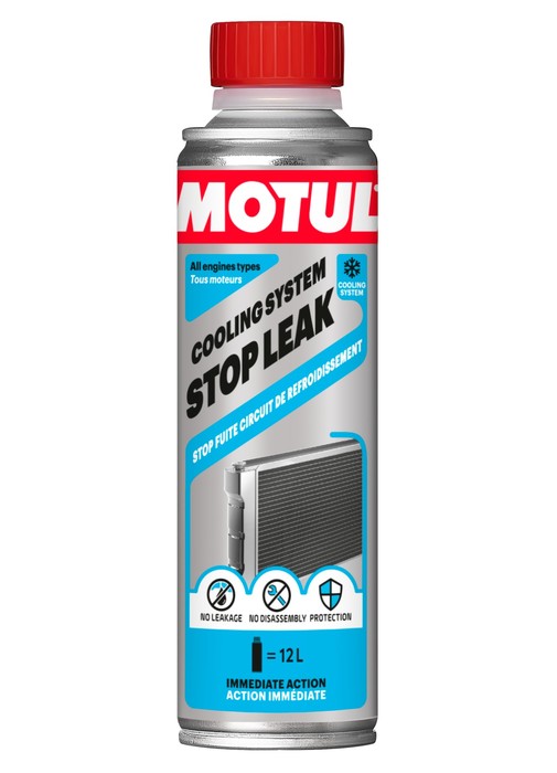 CoolingSystemStopLeak, Герметик радиатора 300мл (110752) Motul,
Герметик радиатора 300мл (110752) Motul.
Средство для остановки течи охлаждающей жидкости. Эффективно герметизирует микроподтеки охлаждающей жидкости, обеспечивая увеличенный срок службы двигателя. Может использоваться в качестве корректирующей и профилактической меры. Применяется для всех типов жидкостных систем охлаждения.